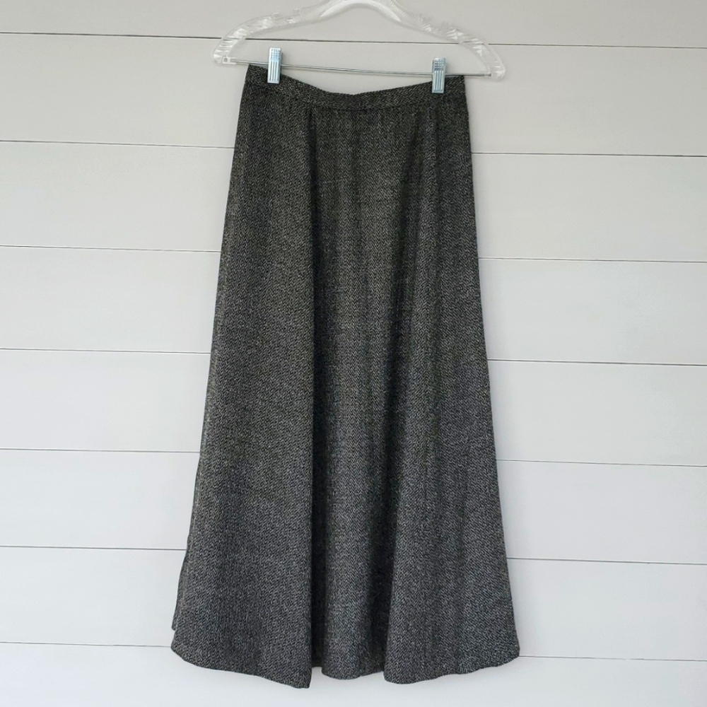 KGR Tweed Skirt Petite 4 Nordstrom Black and Grey